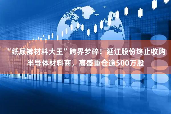 “纸尿裤材料大王”跨界梦碎！延江股份终止收购半导体材料商，高盛重仓逾500万股